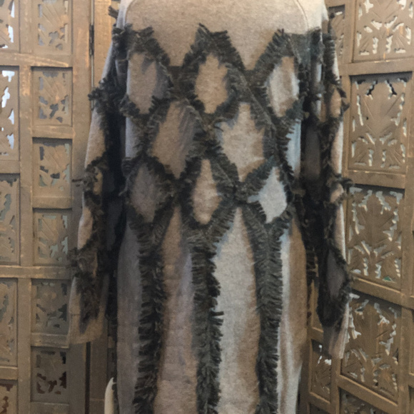 Grey Jonathan Simkhai Wool Long Sweater - Picture 3 of 4